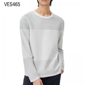 Customized High Quality O-Neck Long Sleeve Light Striped Pullover Soft Knitted Sweater Comfortable Sweatshirt Fit Autumn Top Customized by Chinese Knitwear Factory