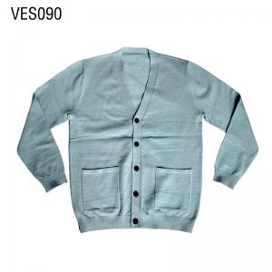 2023 Autumn/Winter Loose Fit High Quality V-neck Cardigan Fashionable solid color long sleeved comfortable knit jacket Casual Outdoor Pocket Top