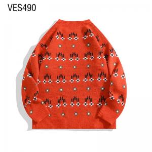 Customized Christmas Pullover Classic Vintage Elk Horn Jacquard Sweater Autumn and Winter Soft Party Unisex Clothing Customized by Chinese Factory
