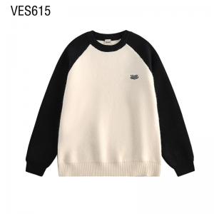 Customized Pullover O-Neck Sweatshirt Classic Splice Sleeve Knitted Loose Men's Sweater Customized by Chinese Clothing Factory