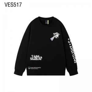 Customized LOGO&ODM Men's Pullover Divergent Letter Composition Printed Sweater o Collar Large Street Fashion Sweatshirt Made in China Factory