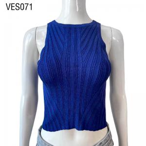 2023 New Fashion Sleeveless O-Neck Shoulder Tank Top Young girl street jacket Spicy Girl Party Pullover
