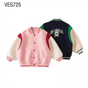 Customized children's baseball suit, fashionable and comfortable autumn and winter outdoor clothing, long sleeved loose cardigan, made in Chinese factories