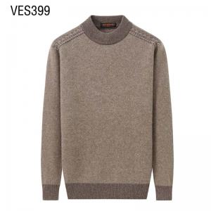 2023 Customized pullover Mature men's o collar shoulder panel warm long sleeved Sweatshirt Autumn fit top Clothing manufacturer China