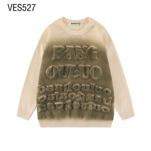 Customized pullover with unique three-dimensional letter jacquard for autumn and winter comfort and warmth. Large size sweaters look less fashionable. Customized by Chinese clothing factories