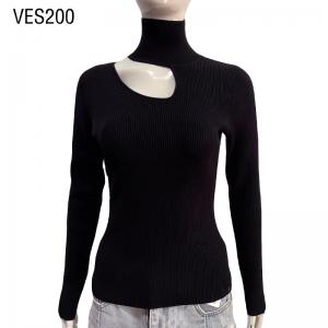 2023 Hot sales women pullover turtleneck r Autumn Winter New  Fashion Slim Tops Soft Knitted Long Sleeve  Black blouse
